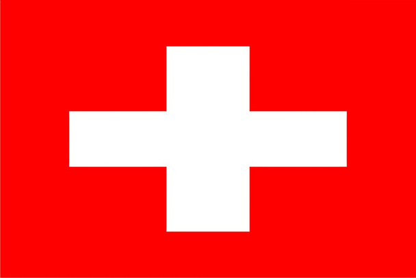 Svájc zászlaja - Vektor, kép