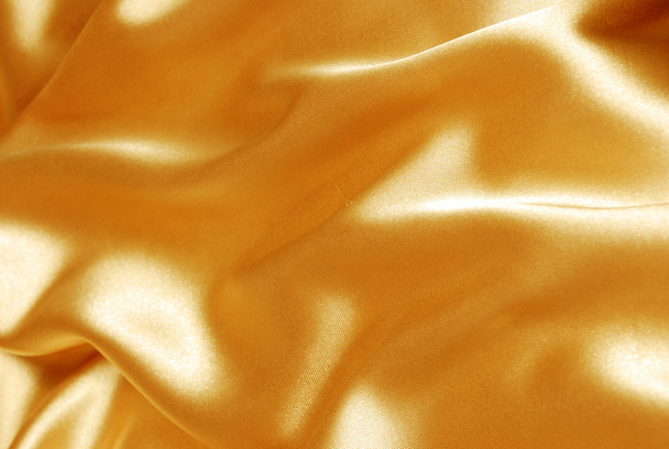 Smooth elegant golden satin - Foto, afbeelding
