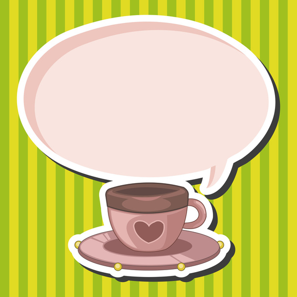 playground coffe-cup theme elements - Vector, Imagen