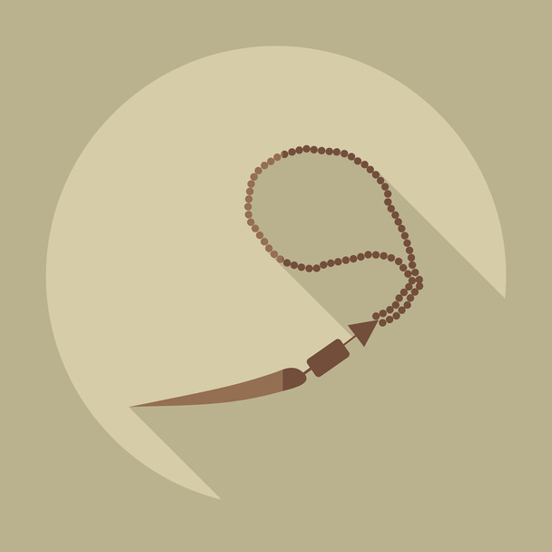 Flat modern design with shadow icons Arab rosary - Vektori, kuva