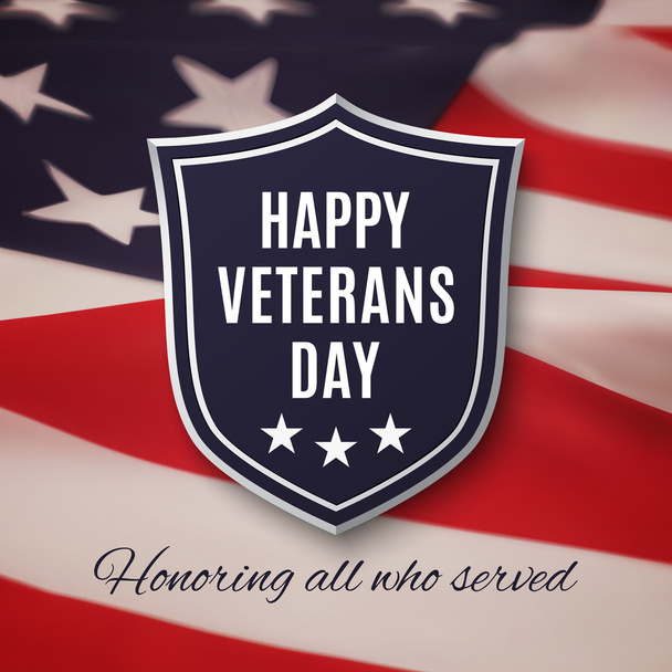 Veterans day background. - Vector, imagen