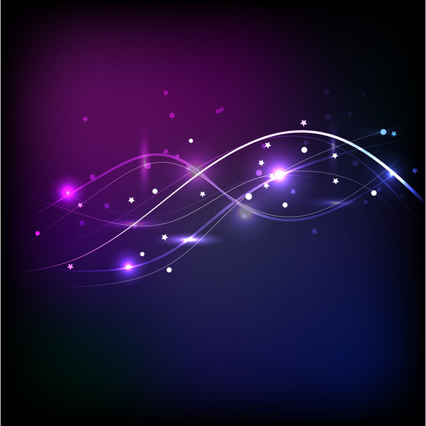 Abstract glowing background with flickering glow style - ベクター画像