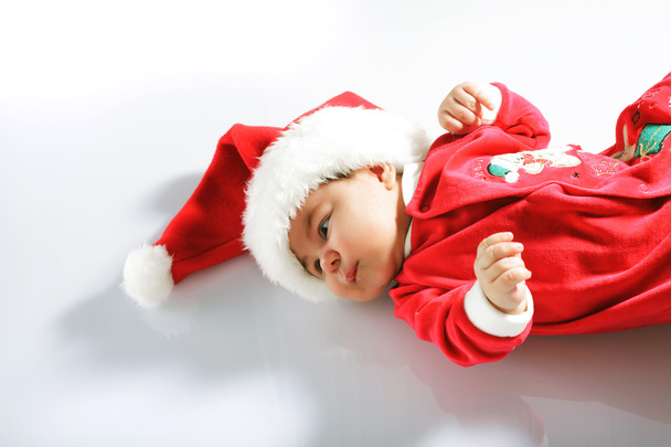 Baby in santa wear - Fotoğraf, Görsel