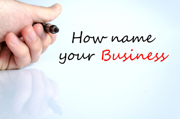 How name your business Text Concept - Photo, Image