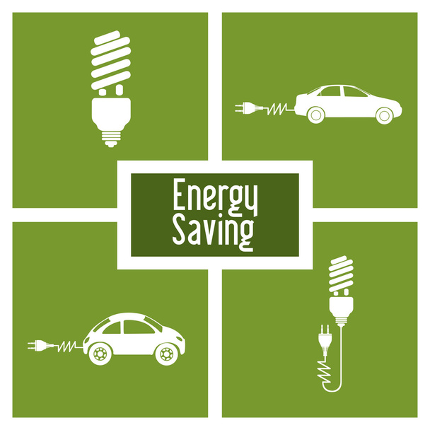 Energy Saving design  - Vector, Image
