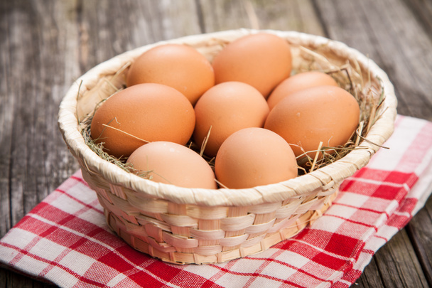 taze organik yumurta - Fotoğraf, Görsel