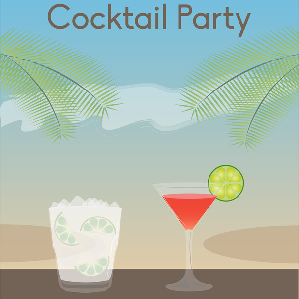 Cocktail - Vektor, obrázek