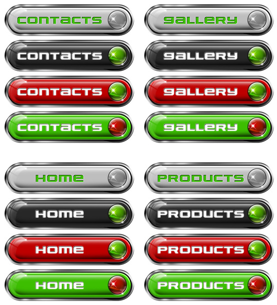Web düğmeleri n. 2 set - Fotoğraf, Görsel