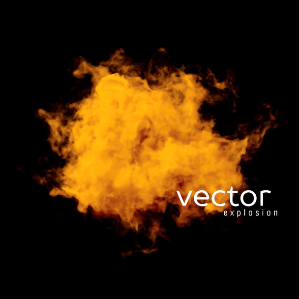 Vector illustration of fire explosion - Vector, Image