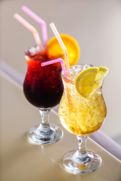 blended cocktails in the bar - Foto, afbeelding