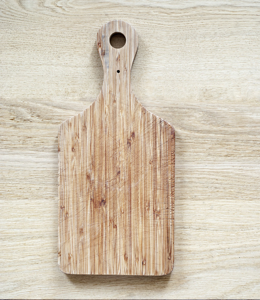 Tabla de cortar de madera vieja
 - Foto, Imagen