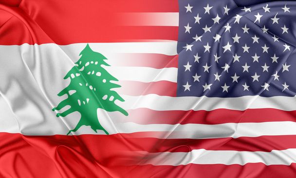 USA und Libanon - Foto, Bild