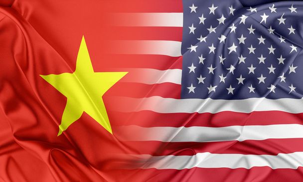 USA und Vietnam - Foto, Bild