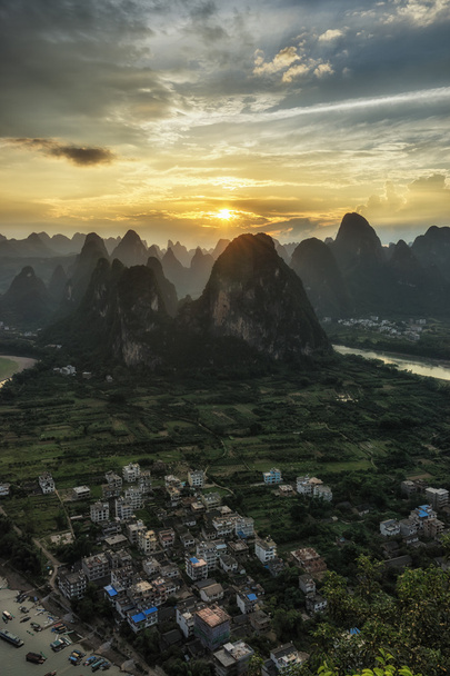 Laozhai άποψη του βουνού - Φωτογραφία, εικόνα