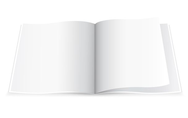 Blank white paper booklet - Vector, Image