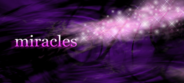 Miracles website banner background - Photo, Image