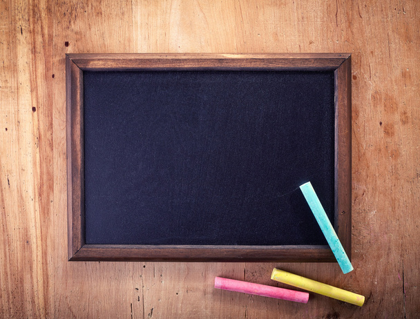 Blank chalkboard - Photo, image