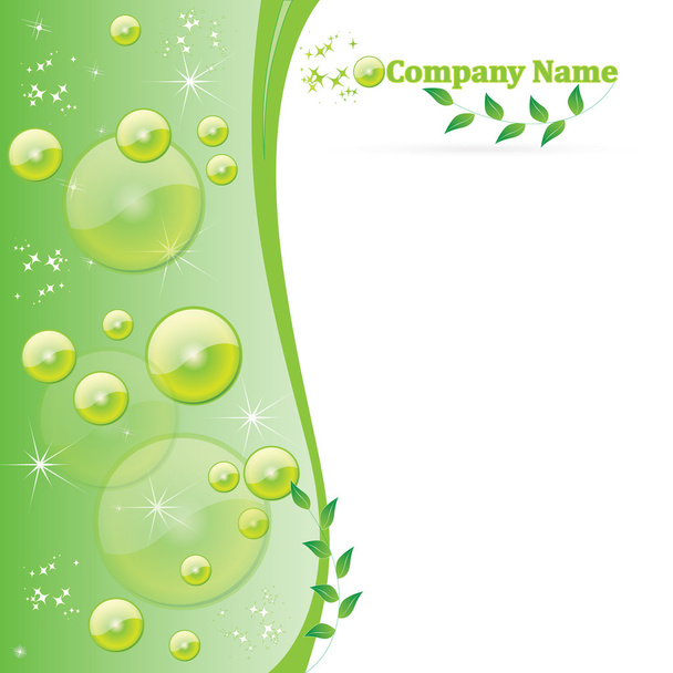Nature blank or form for your company - Vector, Image