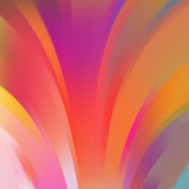 Colorful smooth light lines background. Vector illustration - Vector, Image
