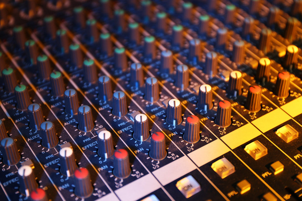 sound music mixer control panel - Photo, Image