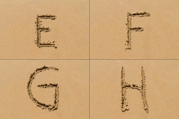 Sand Letter Sets - Foto, Imagen