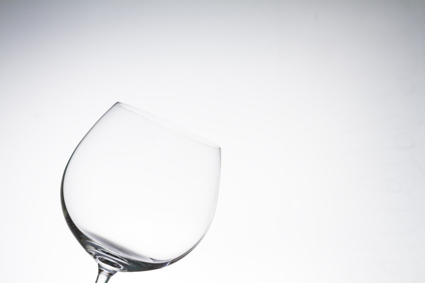 Wine glass on white background - 写真・画像