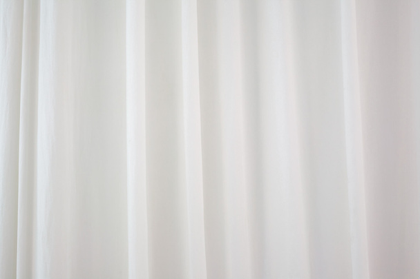 Luxe zoete witte gordijn - Foto, afbeelding