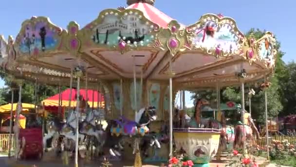 Carousel for children - Footage, Video