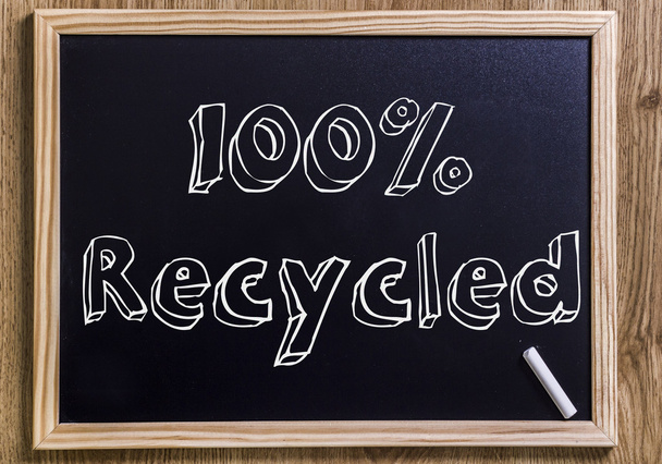 100% riciclato
 - Foto, immagini