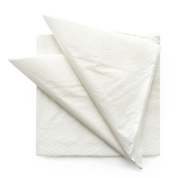 white paper napkins - Photo, Image