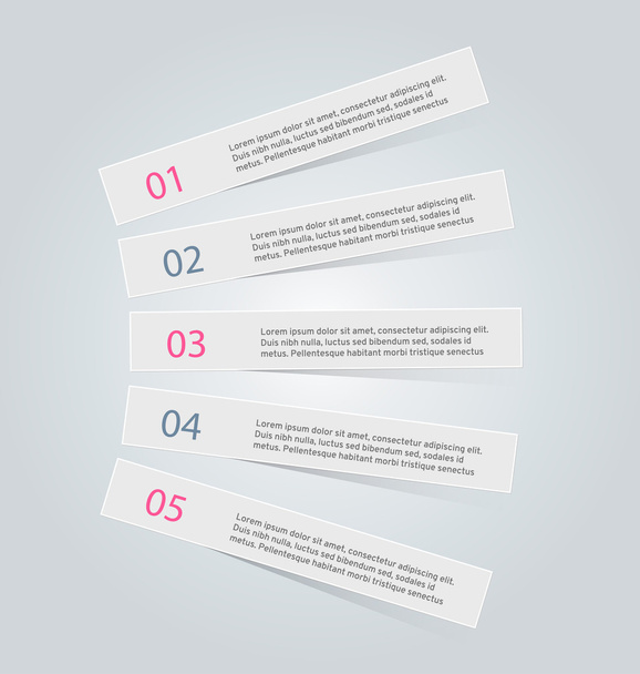 Business, presentation infographics template - Vektor, Bild