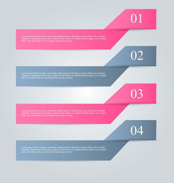 Business infographics, presentation template - Διάνυσμα, εικόνα