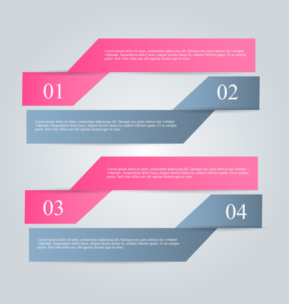 Business infographics, presentation template - Vektor, obrázek