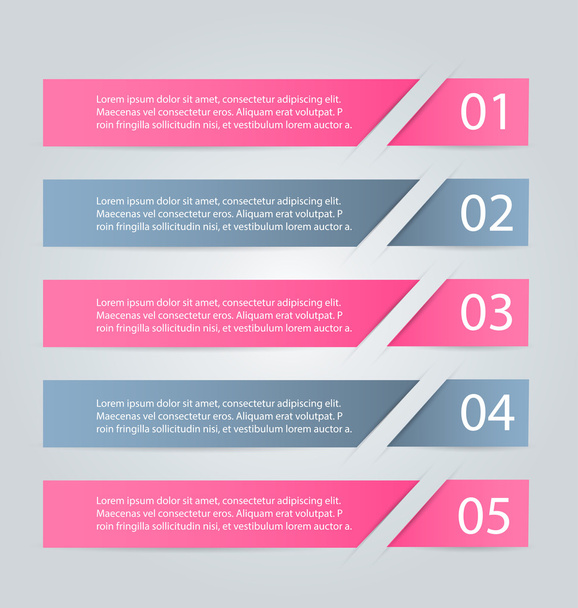 Business infographics, presentation template - Vektor, Bild