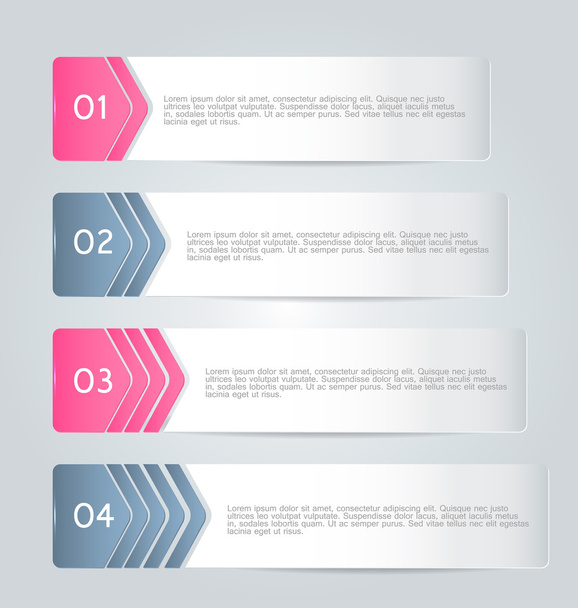 Business infographics, presentation template - Вектор, зображення