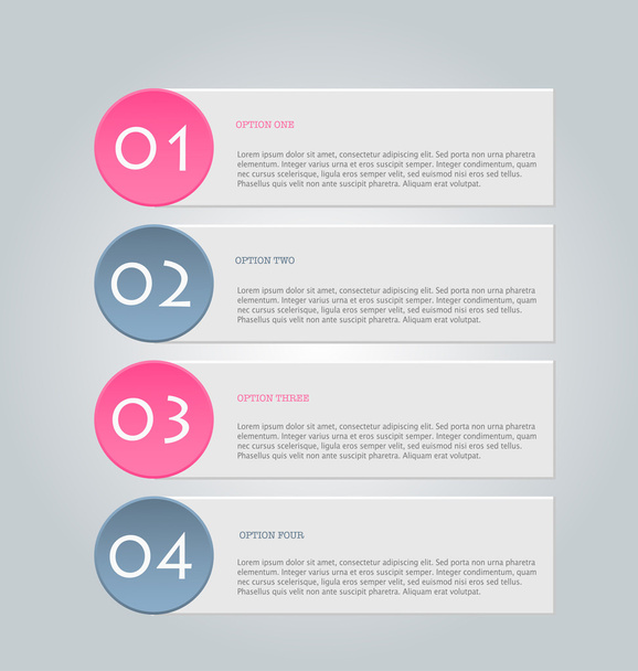 Business infographics template - Vektor, Bild