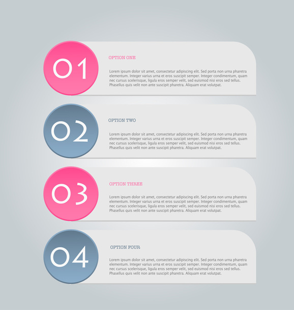 Business infographics template - Vetor, Imagem
