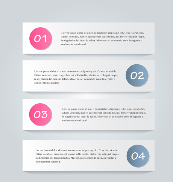 Business, education infographics template - ベクター画像
