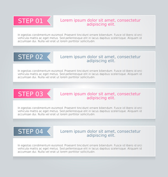 Business, education infographics template - Vector, Image
