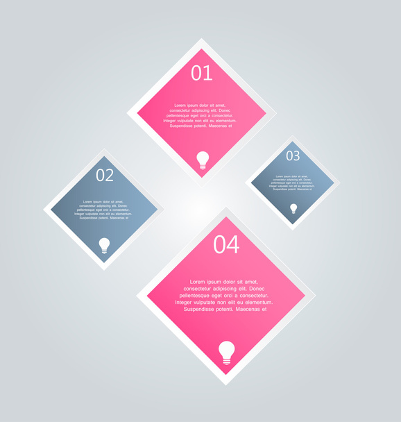 Business, education infographics template - Vector, afbeelding