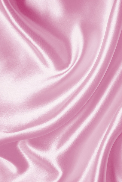 Smooth elegant pink silk or satin texture as background - Photo, Image