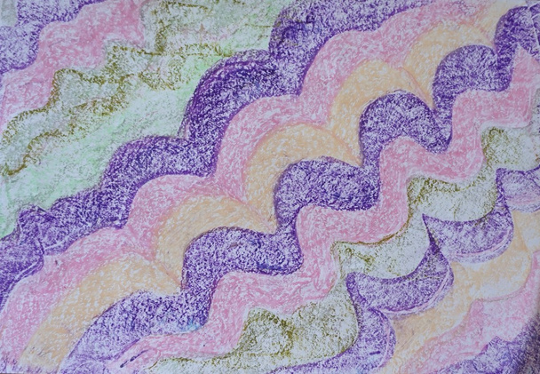 Абстрактний малюнок масляна пастель
 - Фото, зображення