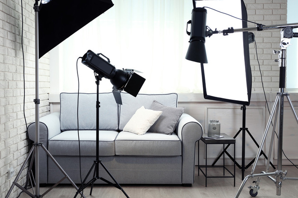 Photo studio with modern interior - Photo, image