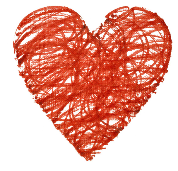 Красное сердце
 - Фото, изображение