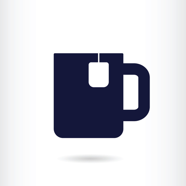 icono de taza de té de oficina
 - Vector, imagen