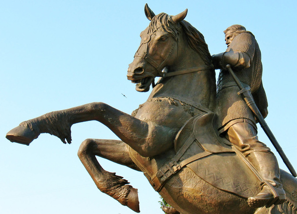 Statue of rider on horseback - Foto, Bild