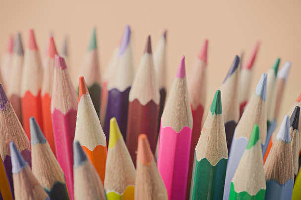 color pencils as background - Foto, Imagem