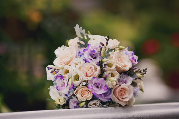 Bouquet de casamento close-up
 - Foto, Imagem