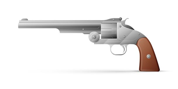 Revolver - Vektor, Bild