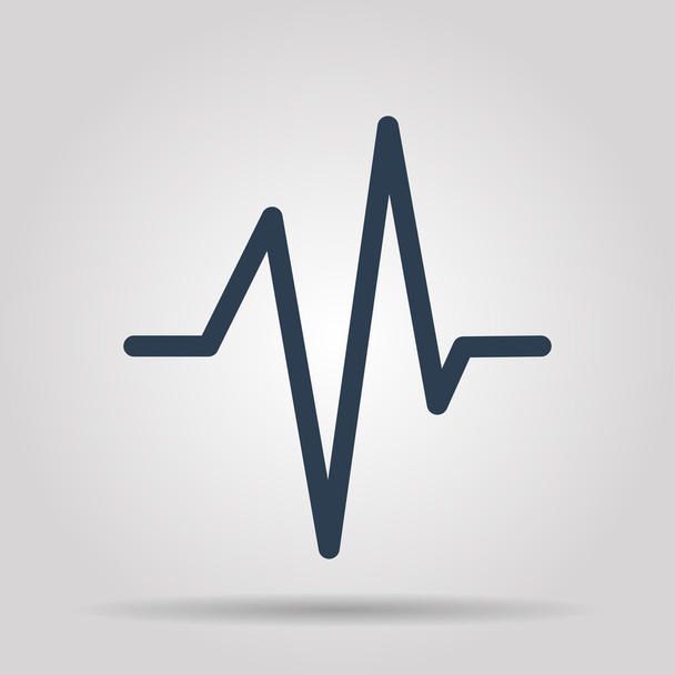 Sydämen syke, Kardiogrammi, Lääketieteellinen ikoni - Vektori
 - Vektori, kuva